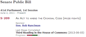 bill s 209 progress update