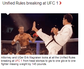 screen shot article republished on the UG