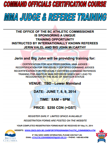 COMMAND Training Course Poster