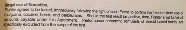 Pride Steroid Exclusion Clause