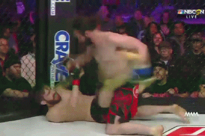 Cody McKenzie Head Butts Andrew McInnes WSOF 18