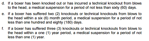 ECSC suspension policy