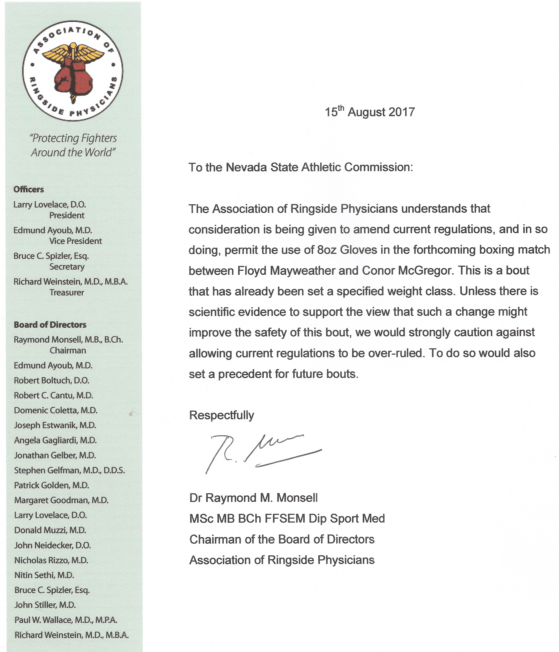 ARP letter screenshot