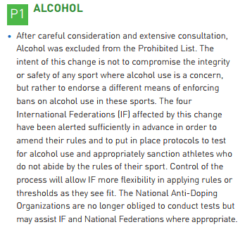 WADA Alc